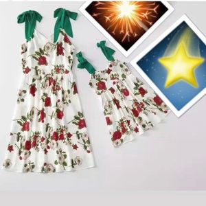 Family Look Mother Daughter Dress for Girls Small